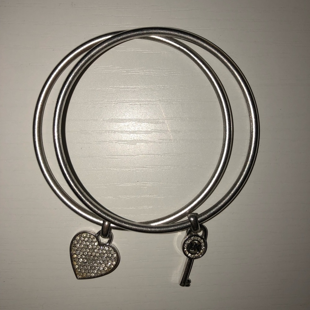 Rose Gold Michael Kors Bangle Bracelets - Picture 2 of 3